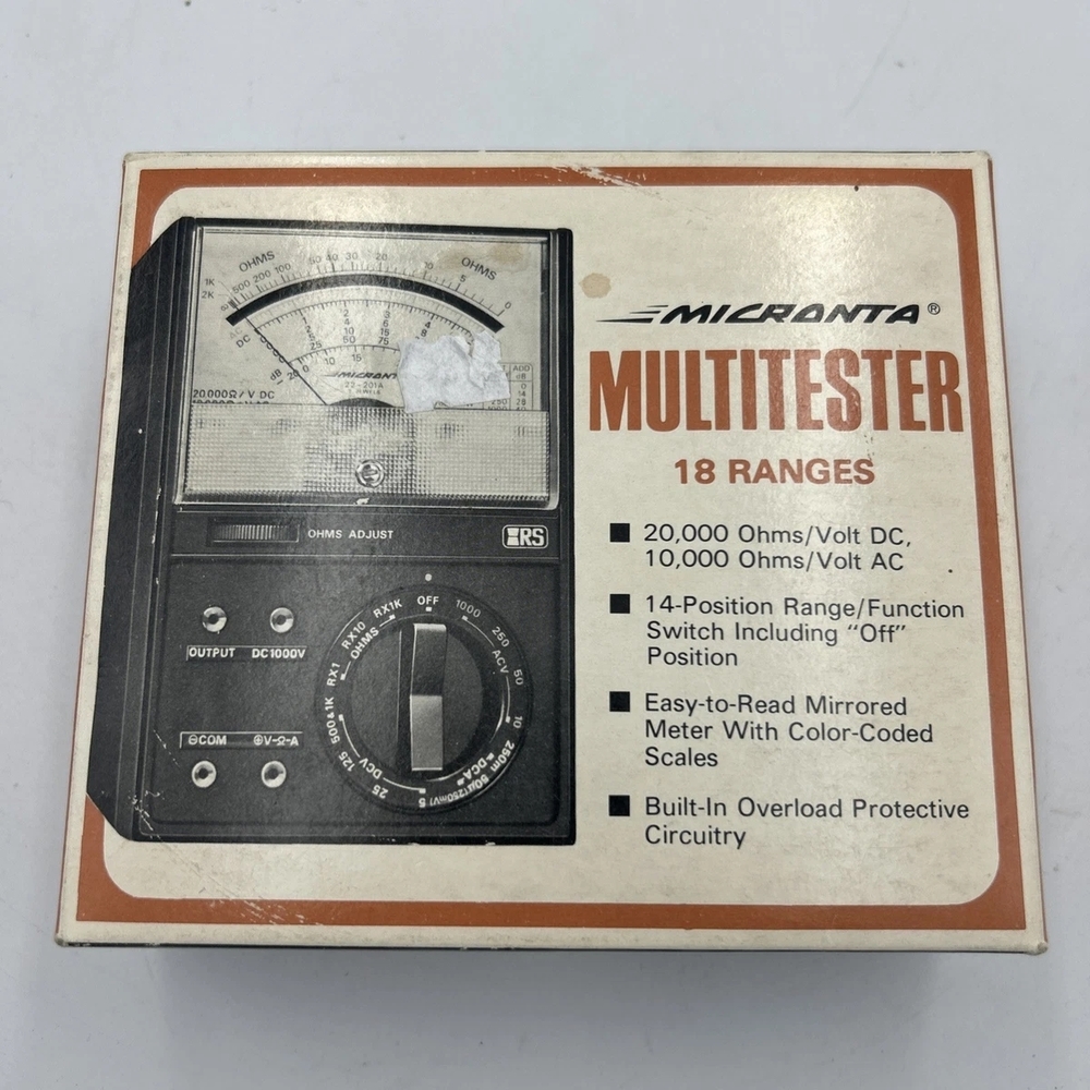 Multimeter,  Micronta Brand